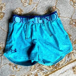 Teal under armor shorts!!